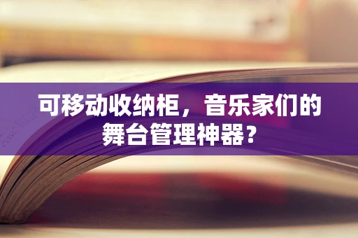 可移动收纳柜，音乐家们的舞台管理神器？