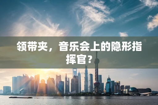 领带夹，音乐会上的隐形指挥官？