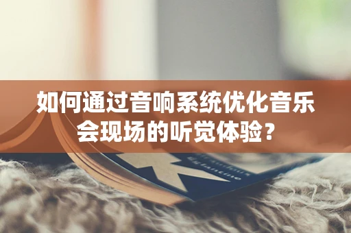 如何通过音响系统优化音乐会现场的听觉体验？